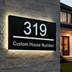 Solar Custom Lighted Address Name Signs
